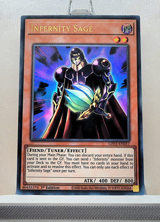 Yugioh! 1x Infernity Sage (GFP2 - Ultra Rare) 1st Edition