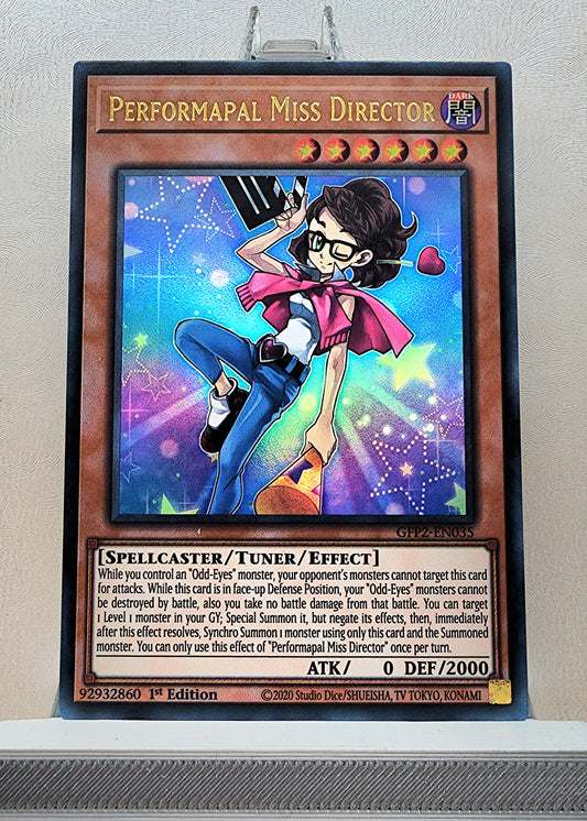 Yugioh! 1x Performapal Miss Director (GFP2 - Ultra Rare) 1st Edition