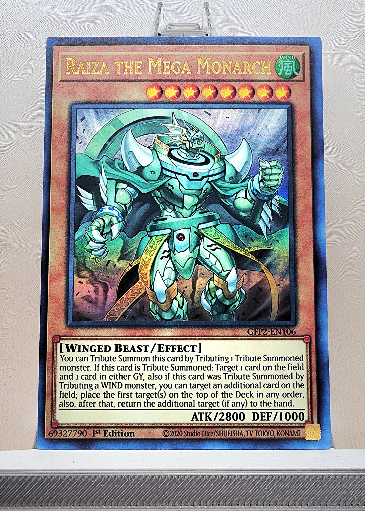 Yugioh! 1x Raiza the Mega Monarch (GFP2 - Ultra Rare) 1st Edition