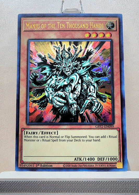 Yugioh! 1x Manju of the Ten Thousand Hands (GFP2 - Ultra Rare) 1st Edition