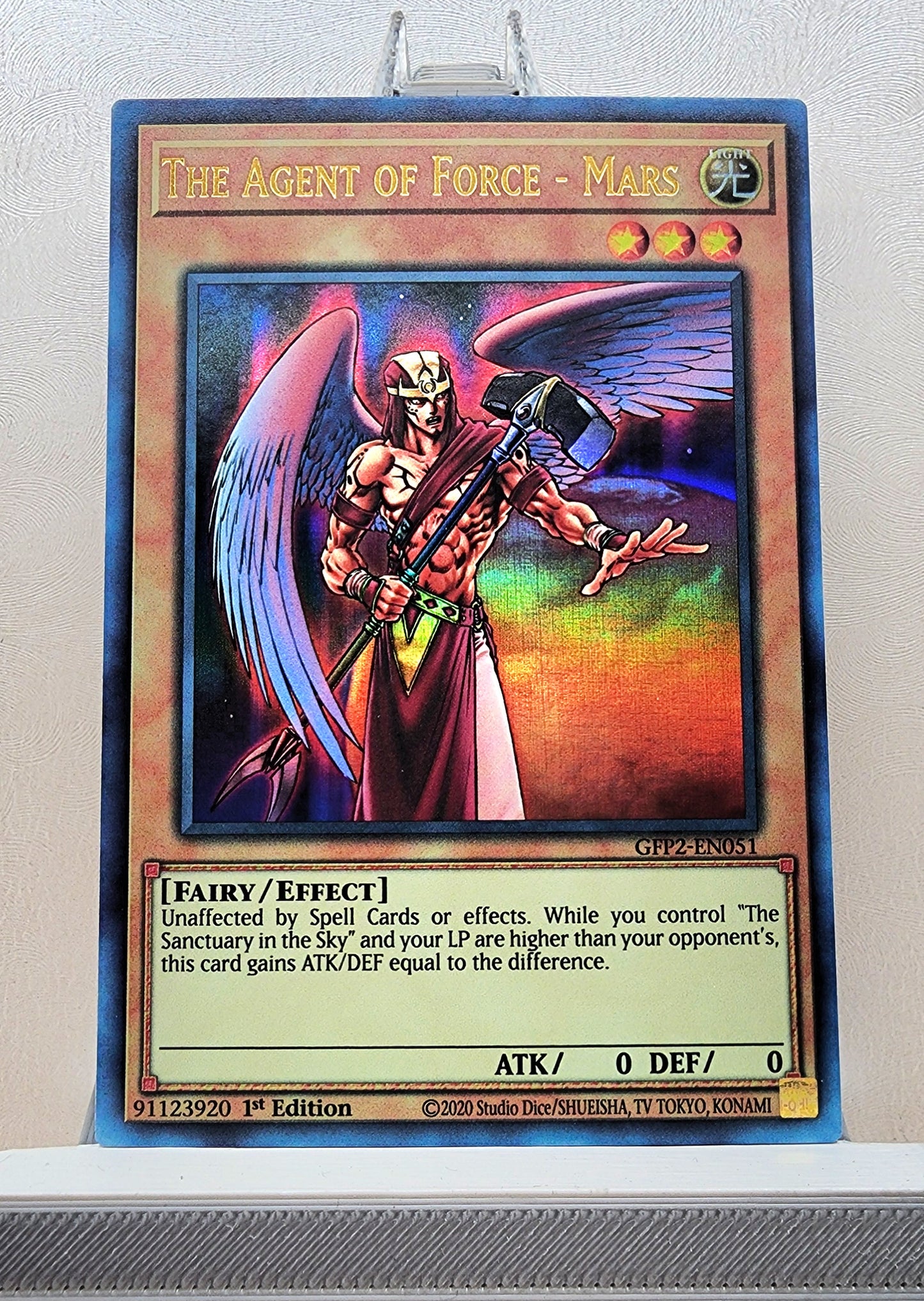 Yugioh! 1x The Agent of Force - Mars (GFP2 - Ultra Rare) 1st Edition