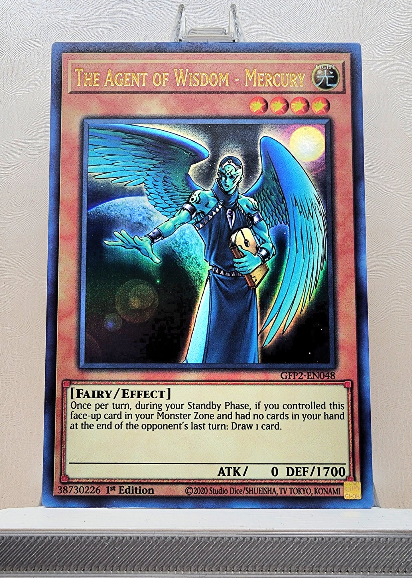 Yugioh! 1x The Agent of Wisdom - Mercury (GFP2 - Ultra Rare) 1st Edition