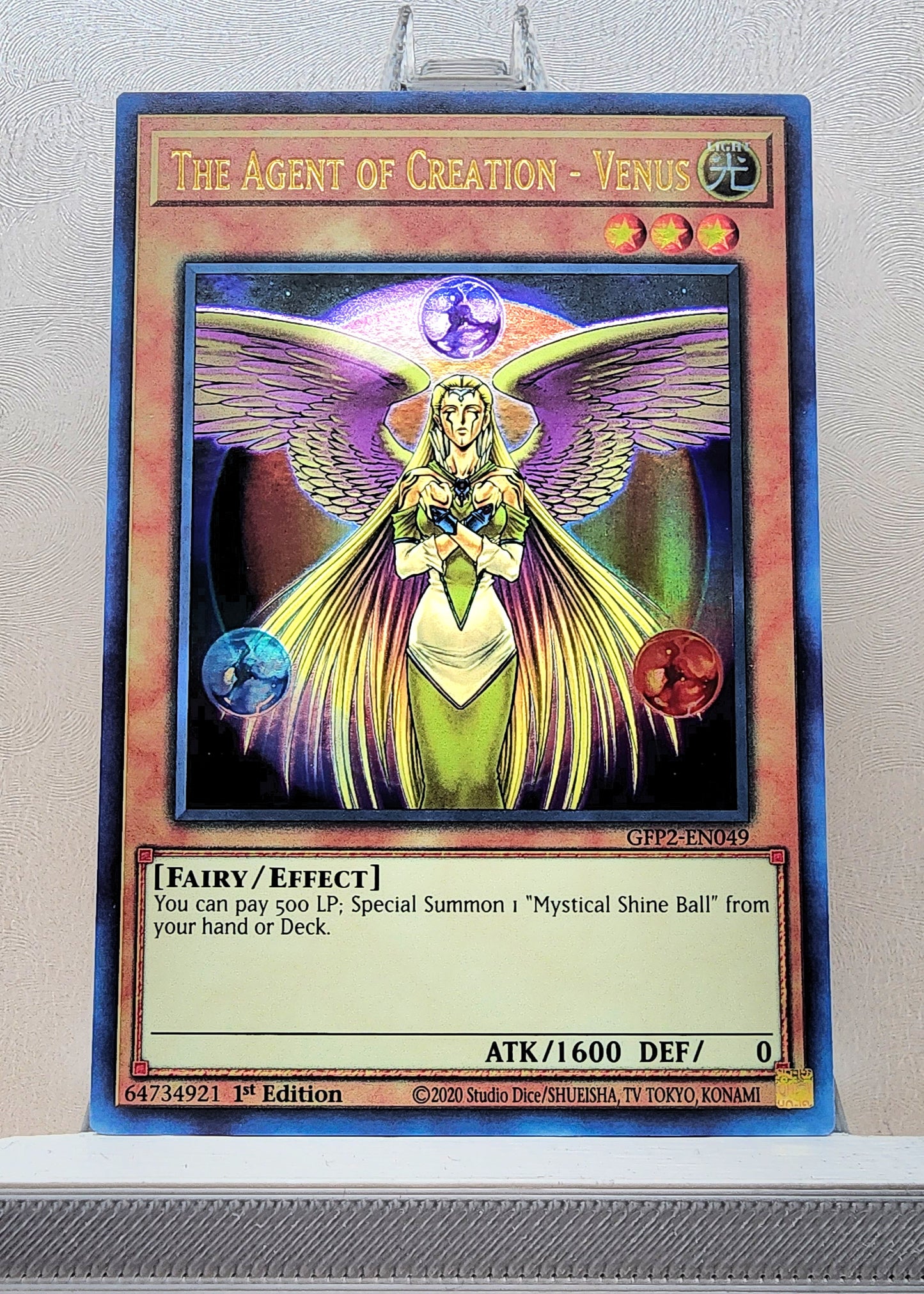 Yugioh! 1x The Agent of Creation - Venus (GFP2 - Ultra Rare) 1st Edition