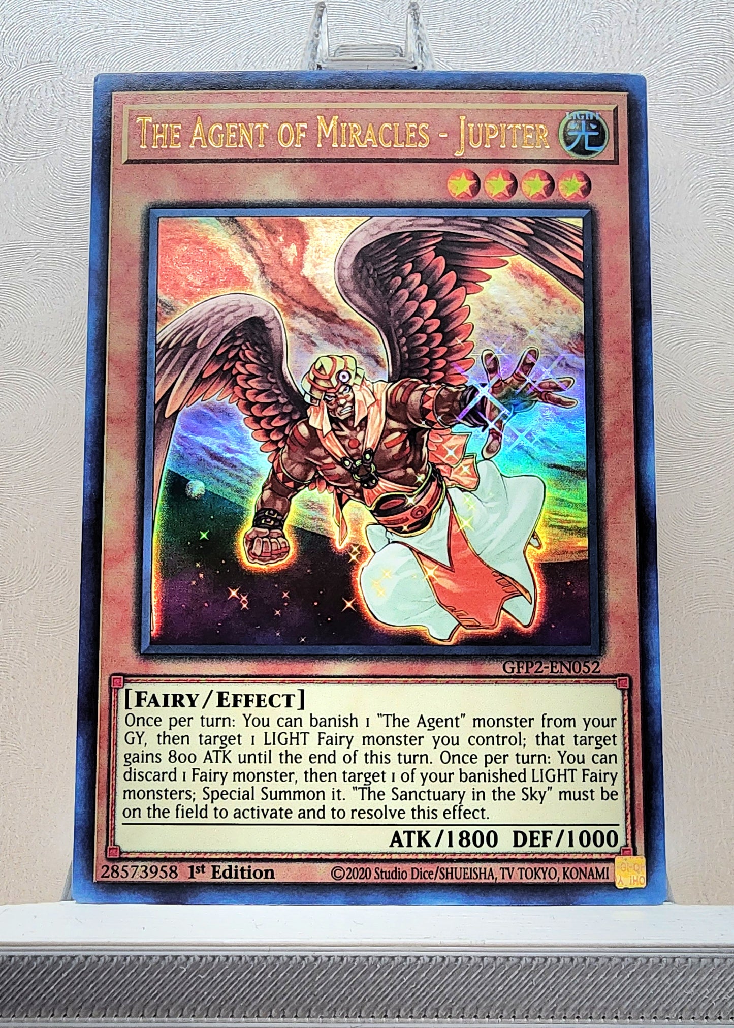 Yugioh! 1x The Agent of Miracles - Jupiter (GFP2 - Ultra Rare) 1st Edition