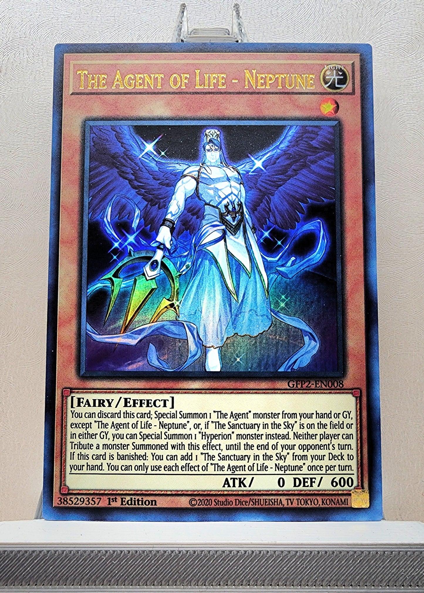 Yugioh! 1x The Agent of Life - Neptune (GFP2 - Ultra Rare) 1st Edition