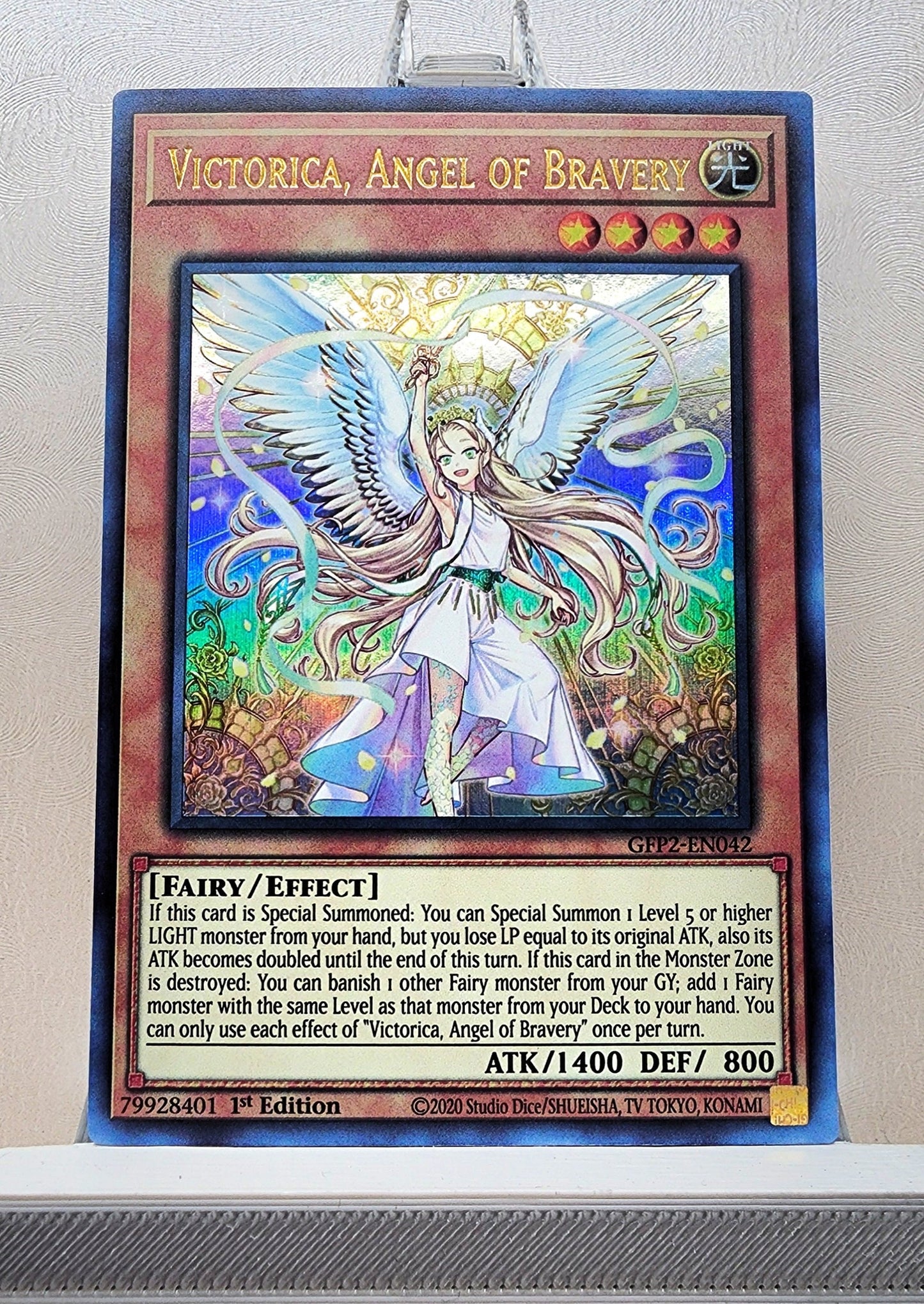 Yugioh! 1x Victorica, Angel of Bravery (GFP2 - Ultra Rare) 1st Edition