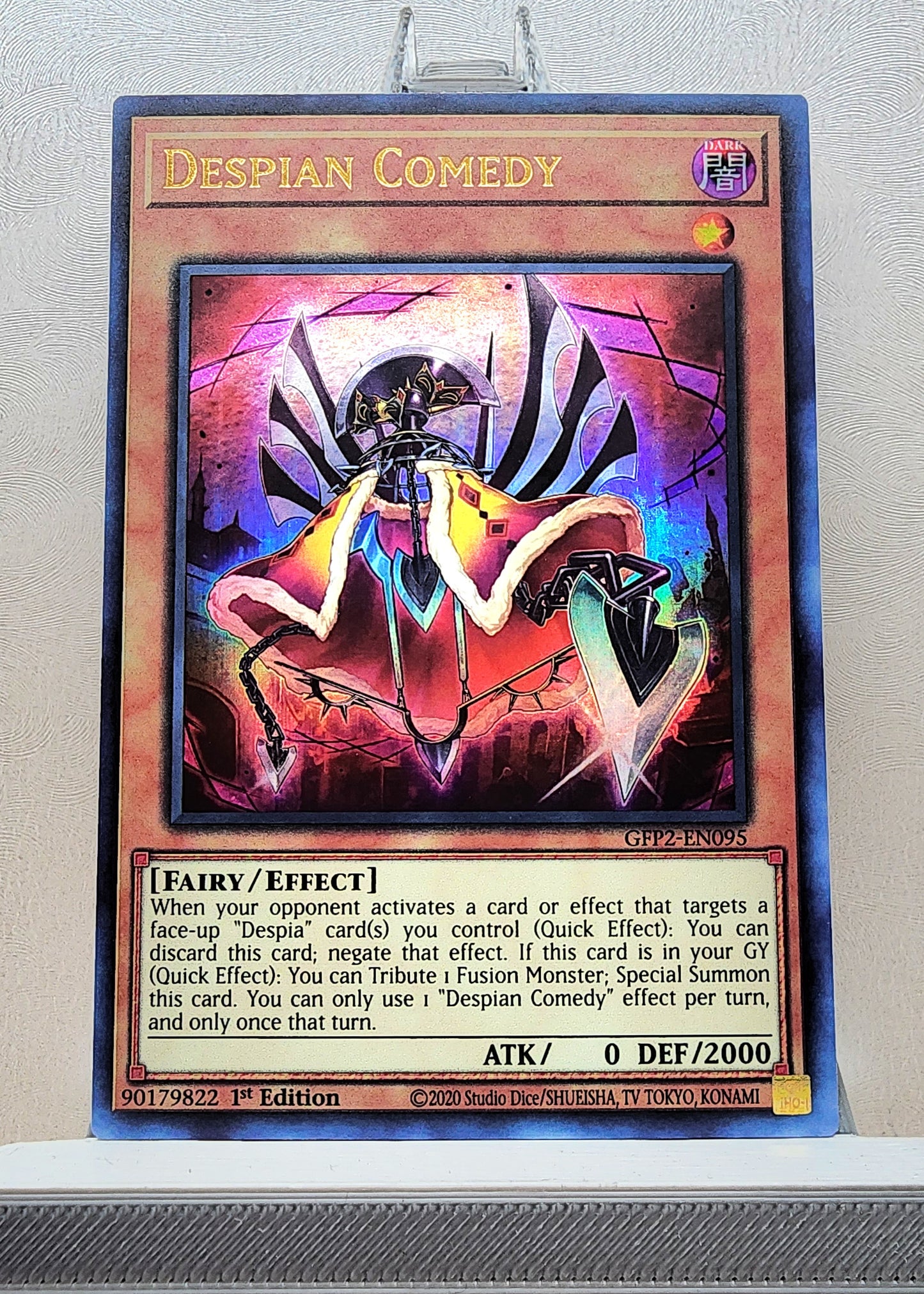 Yugioh! 1x Despian Comedy (GFP2 - Ultra Rare) 1st Edition