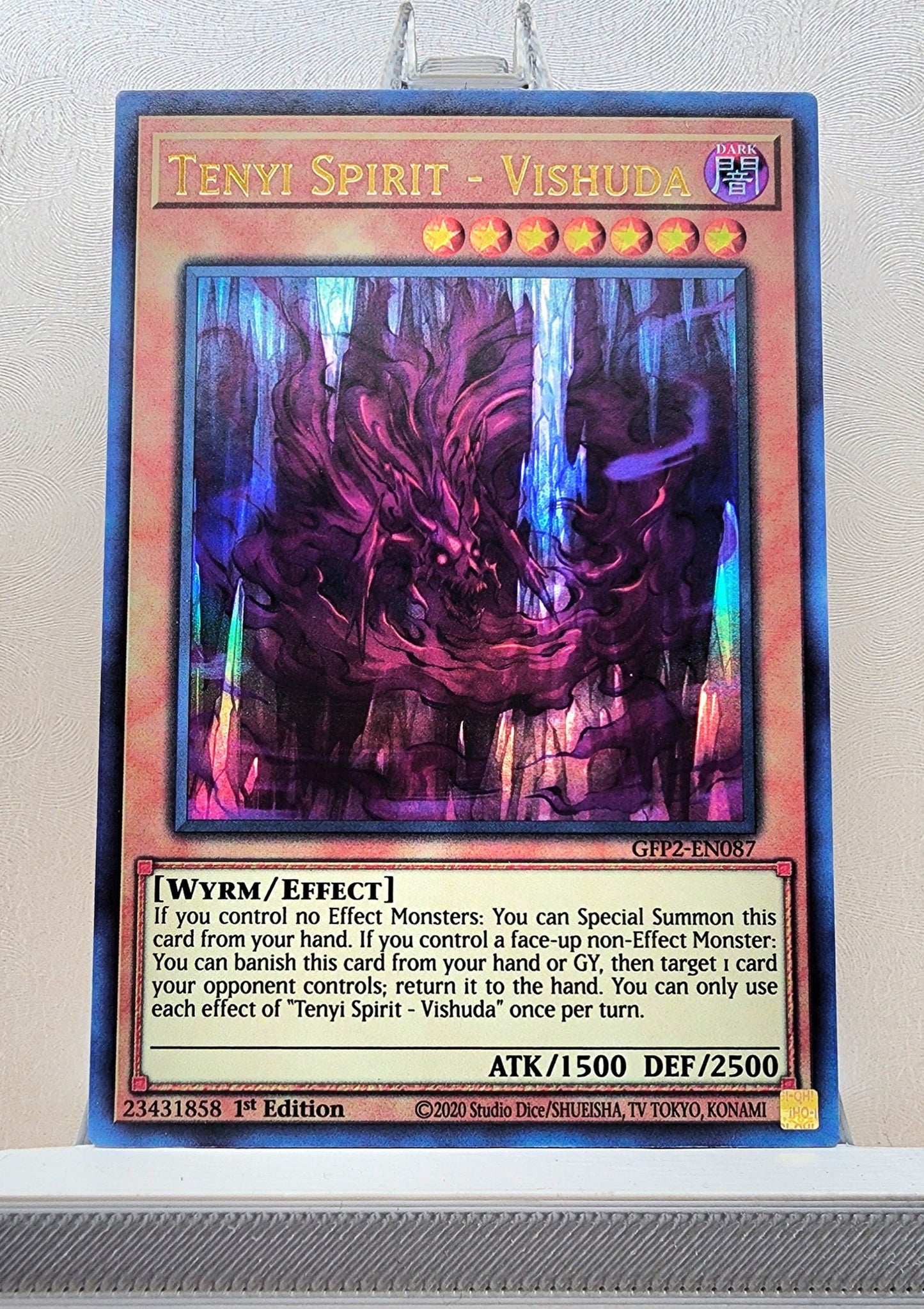 Yugioh! 1x Tenyi Spirit - Vishuda (GFP2 - Ultra Rare) 1st Edition