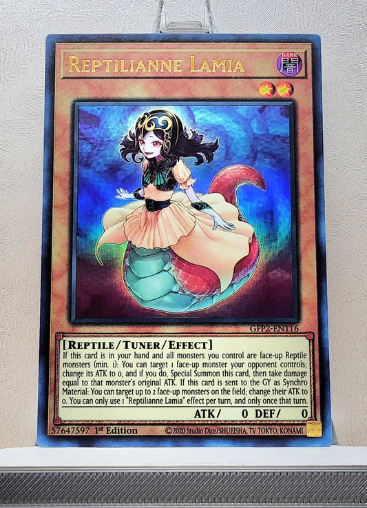 Yugioh! 1x Reptilianne Lamia (GFP2 - Ultra Rare) 1st Edition