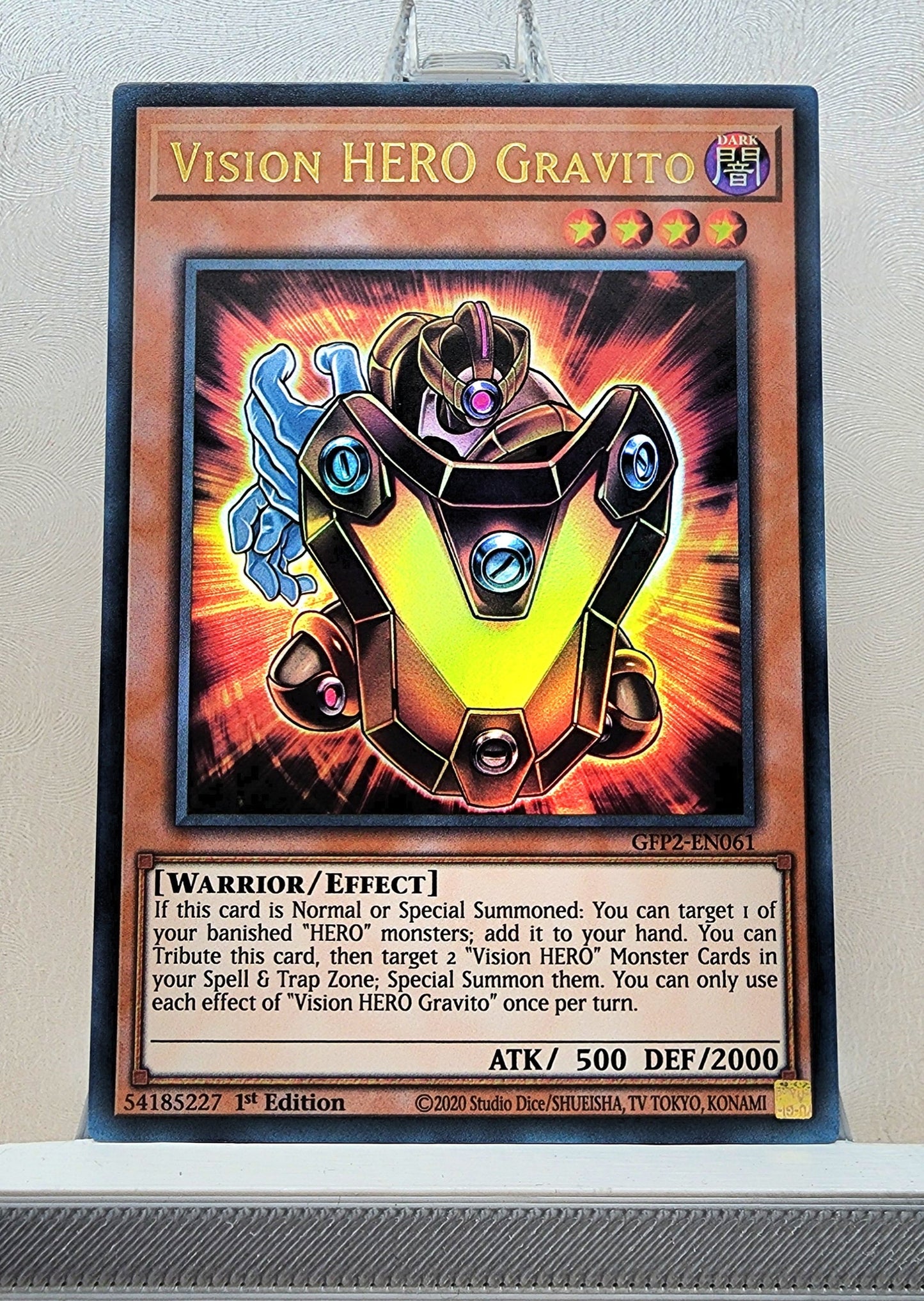 Yugioh! 1x Vision Hero Gravito (GFP2 - Ultra Rare) 1st Edition