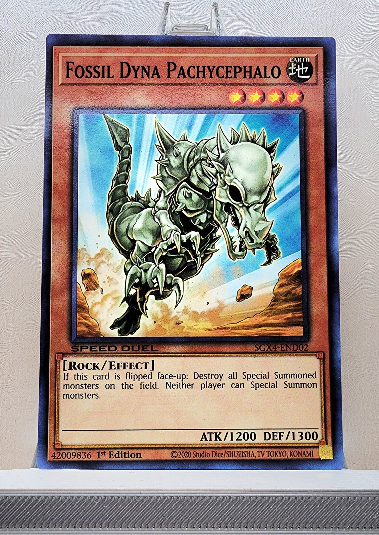 Yugioh! 1x Fossil Dyna Pachycephalo (SGX4 - Common) 1st Edition