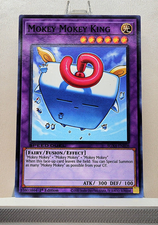 Yugioh! 1x Mokey Mokey King (SGX4 - Common) 1st Edition