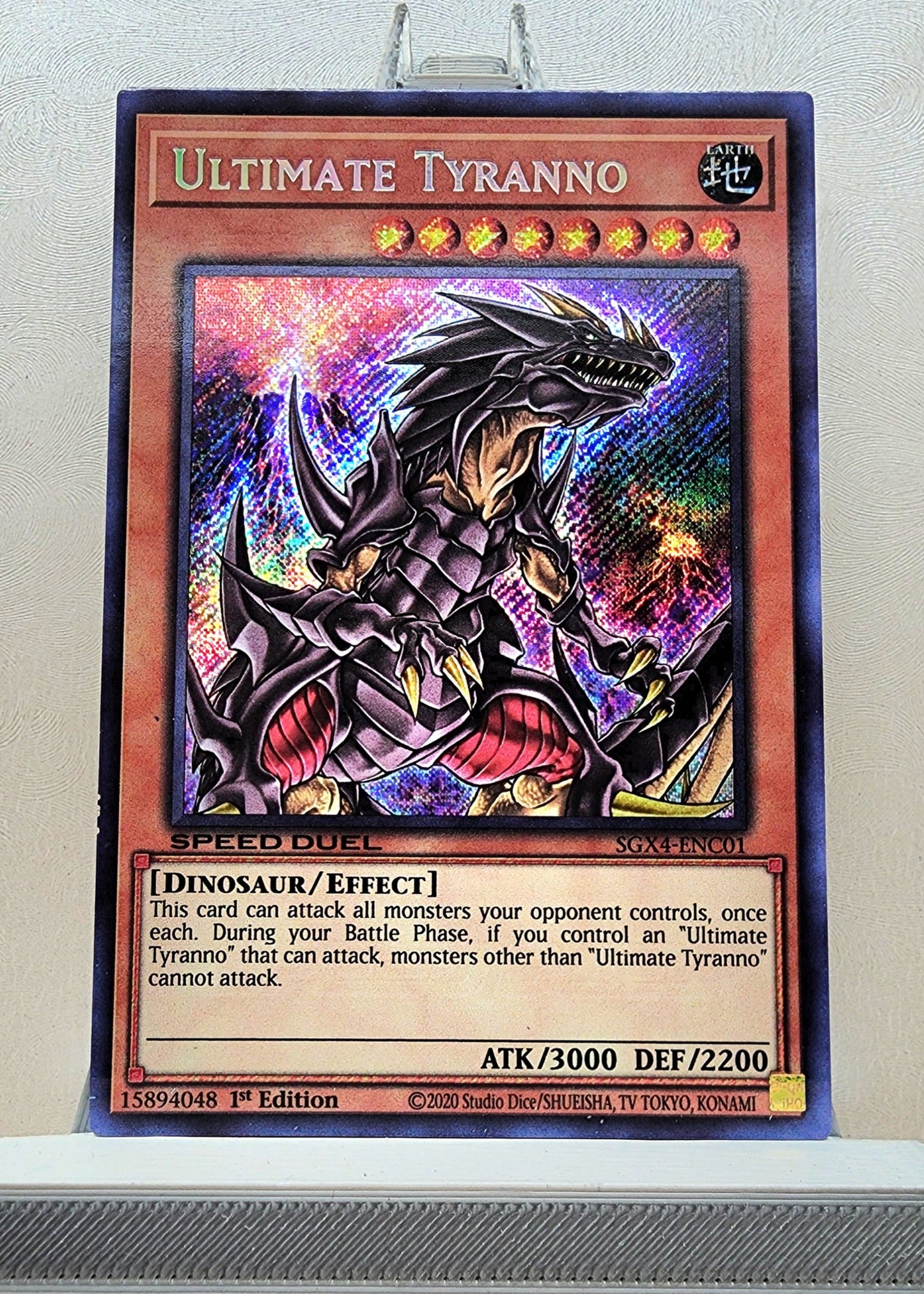 Yugioh! 1x Ultimate Tyranno (SGX4 - Secret Rare) 1st Edition