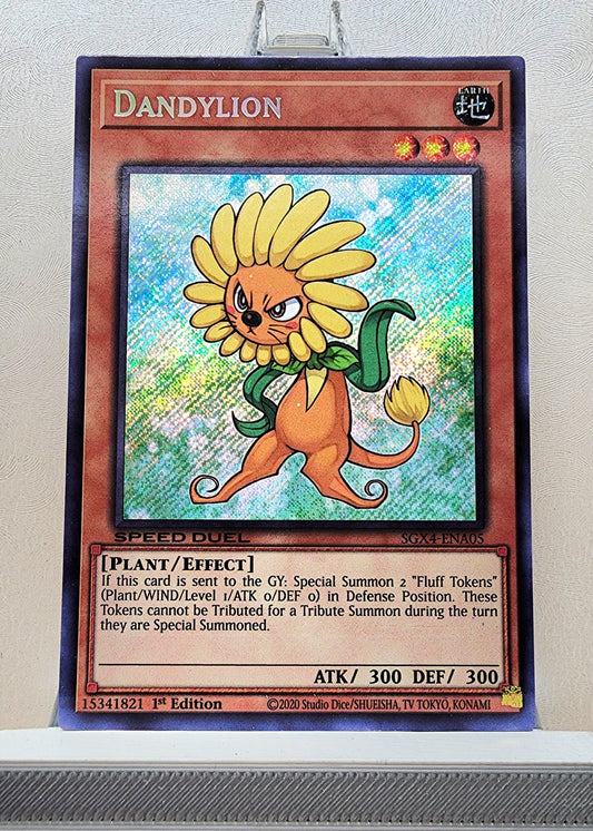 Yugioh! 1x Dandylion (SGX4 - Secret Rare) 1st Edition