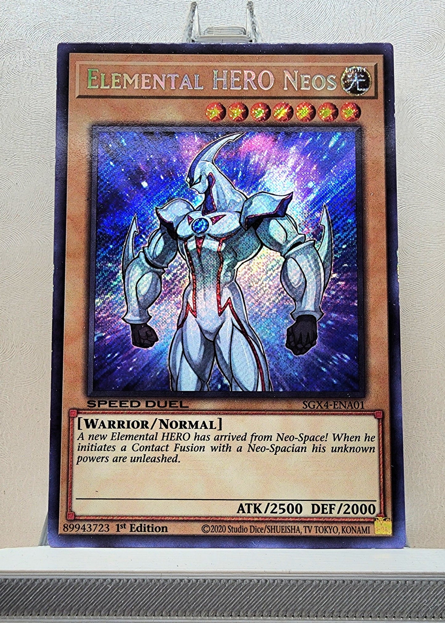 Yugioh! 1x Elemental HERO Neos (SGX4 - Secret Rare) 1st Edition