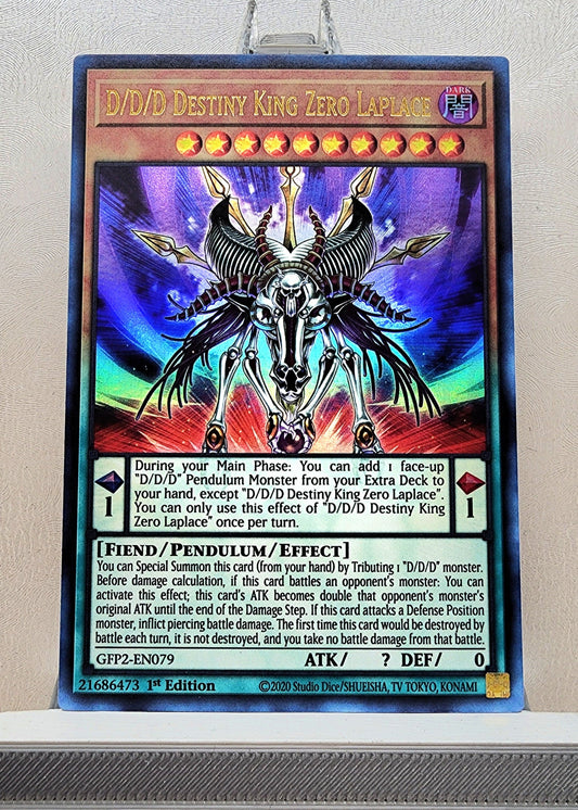 Yugioh! 1x D/D/D Destiny King Zero Laplace (GFP2 - Ultra Rare) 1st Edition