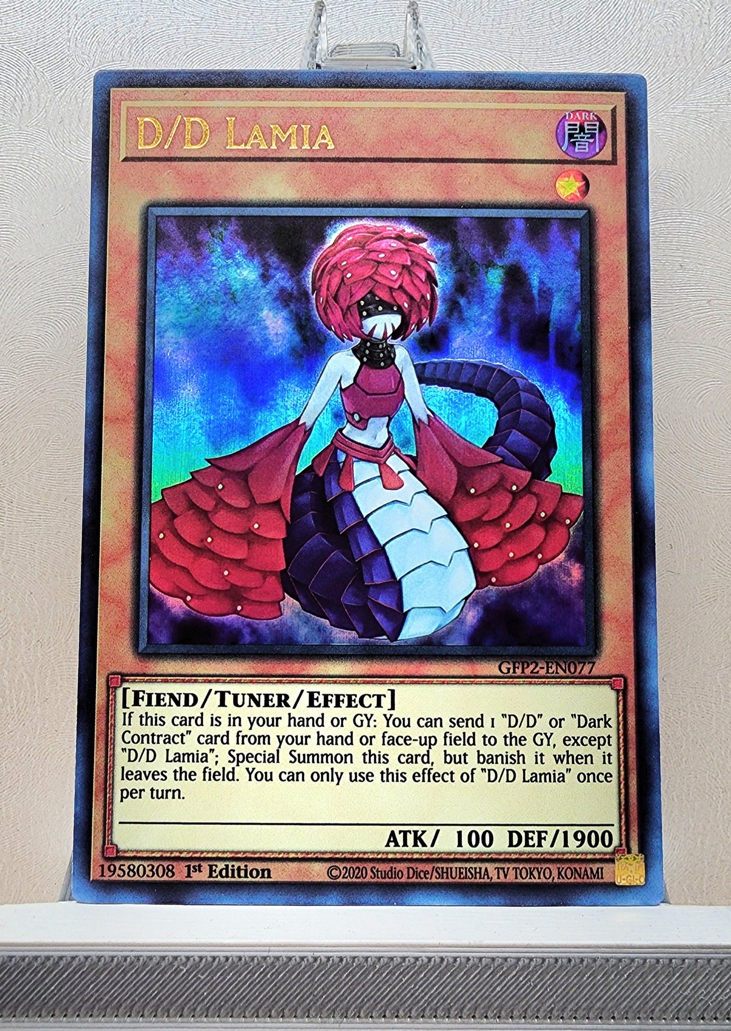 Yugioh! 1x D/D Lamia (GFP2 - Ultra Rare) 1st Edition