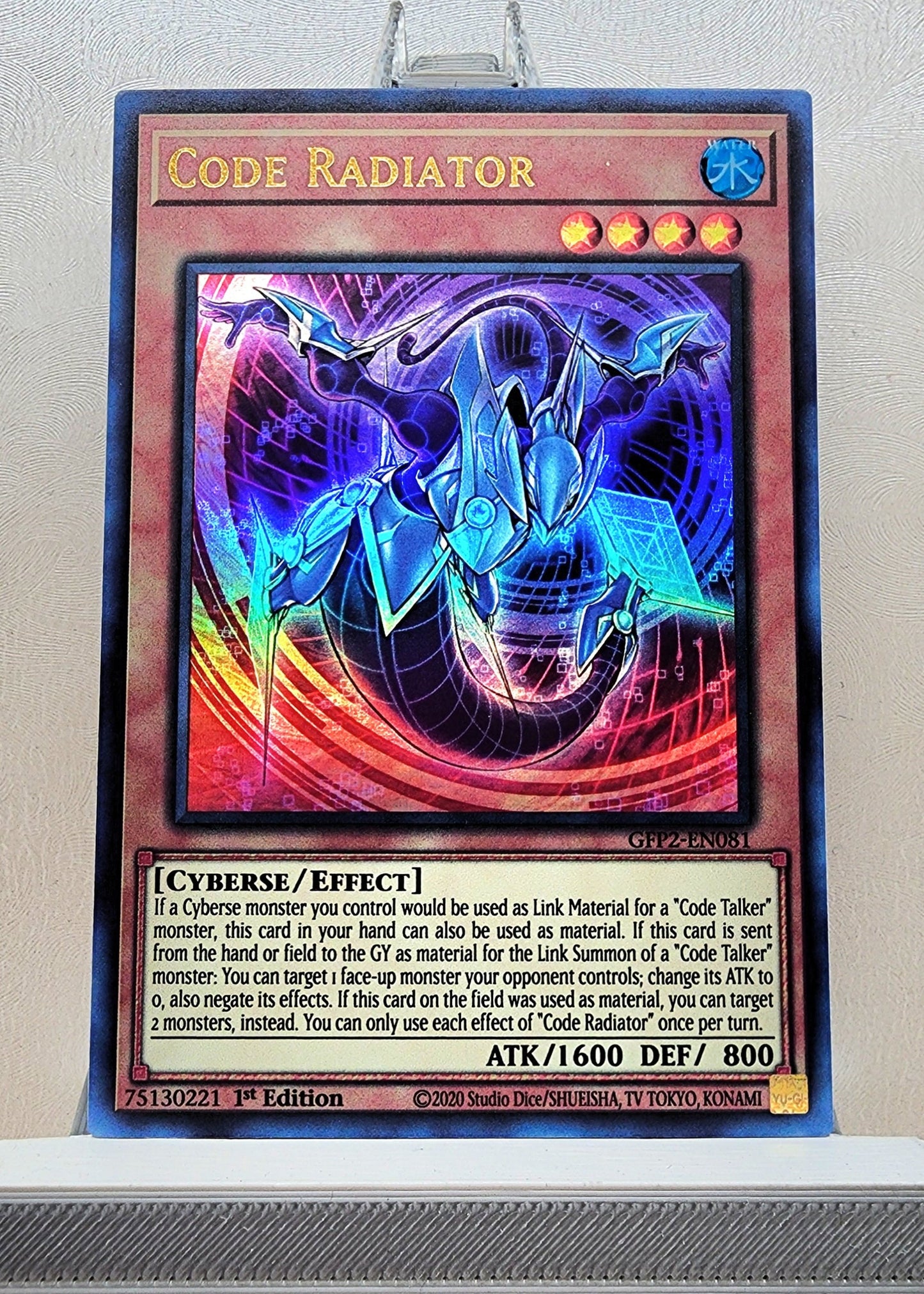 Yugioh! 1x Code Radiator (GFP2 - Ultra Rare) 1st Edition