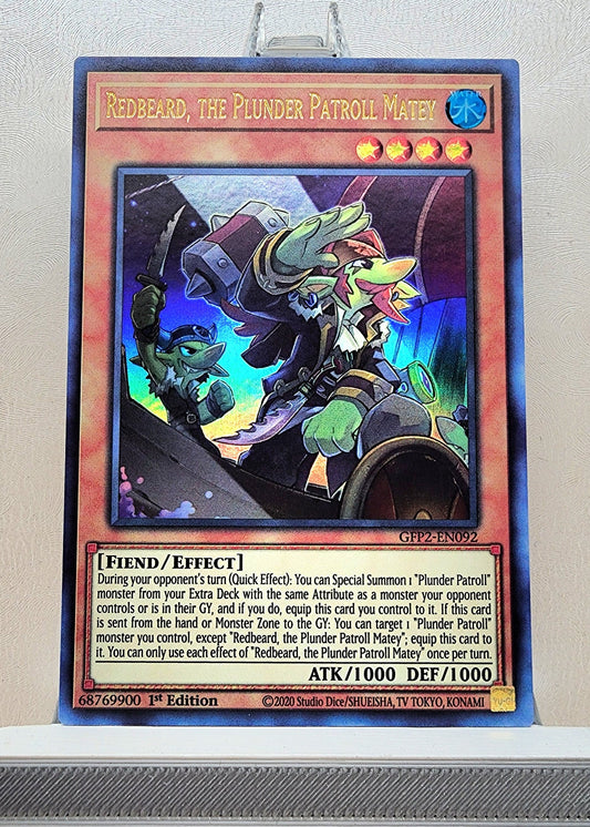 Yugioh! 1x Redbeard, the Plunder Patroll Matey (GFP2 - Ultra Rare) 1st Edition