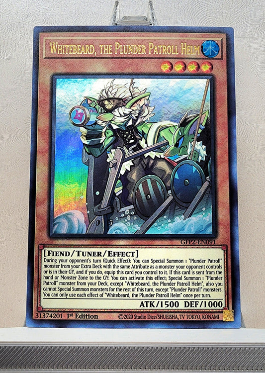 Yugioh! 1x Whitebeard, the Plunder Patroll Helm (GFP2 - Ultra Rare) 1st Edition