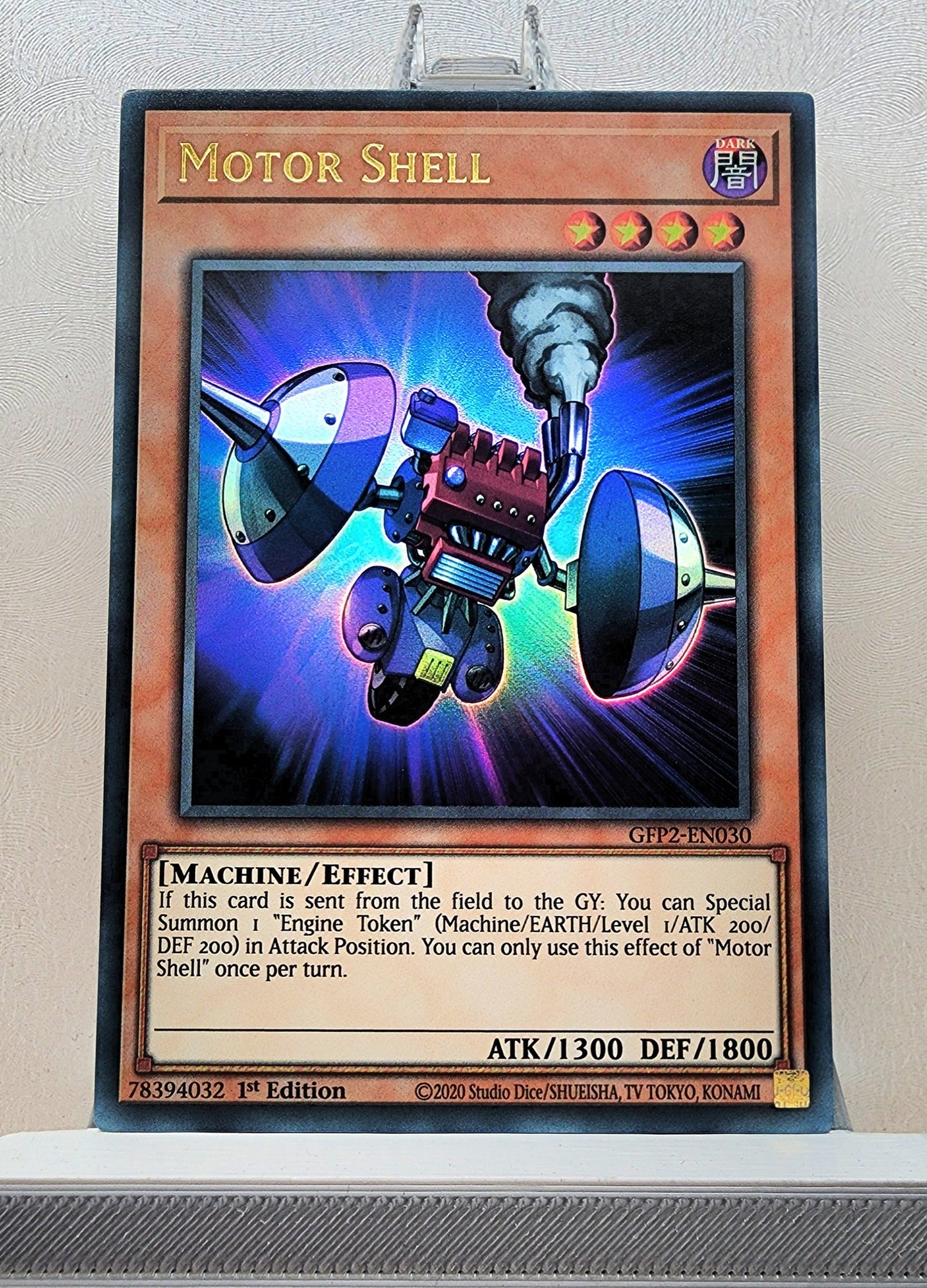 Yugioh! 1x Motor Shell (GFP2 - Ultra Rare) 1st Edition