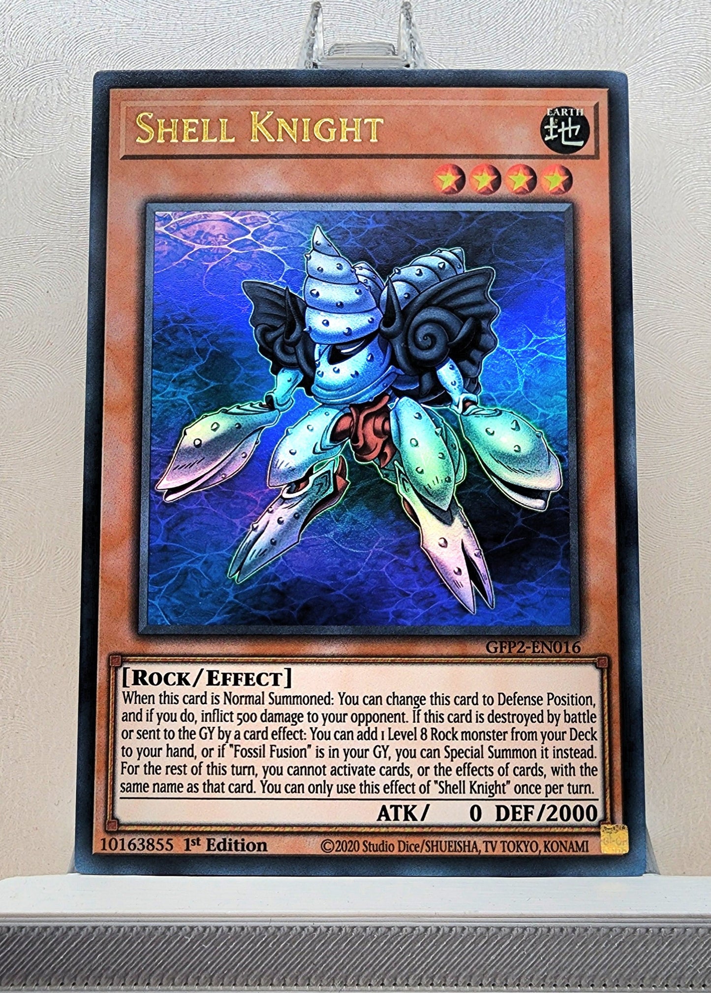 Yugioh! 1x Shell Knight (GFP2 - Ultra Rare) 1st Edition