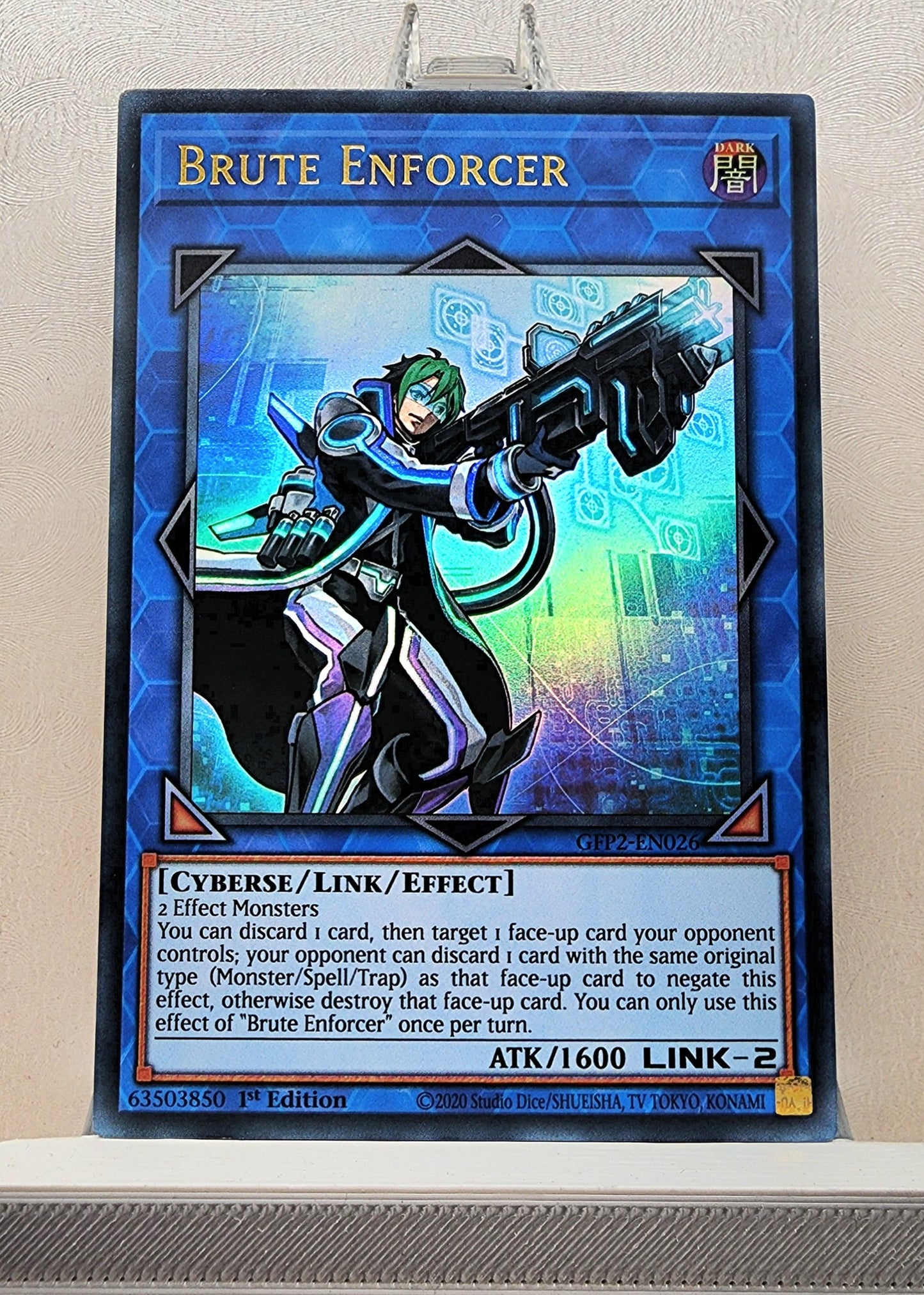 Yugioh! 1x Brute Enforcer (GFP2 - Ultra Rare) 1st Edition