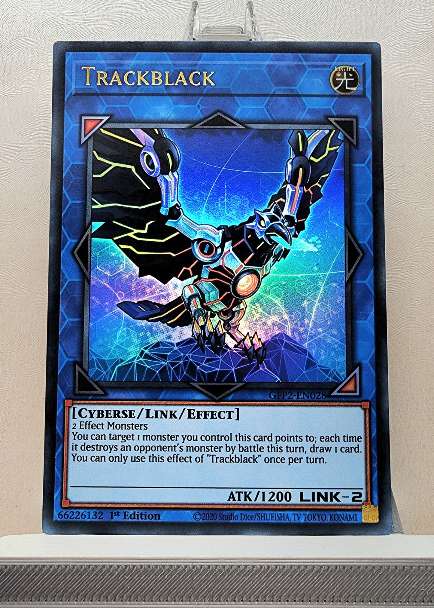 Yugioh! 1x Trackblack (GFP2 - Ultra Rare) 1st Edition