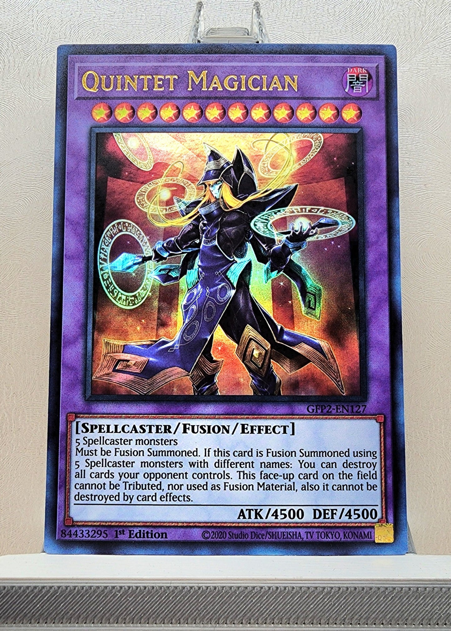 Yugioh! 1x Quintet Magician (GFP2 - Ultra Rare) 1st Edition