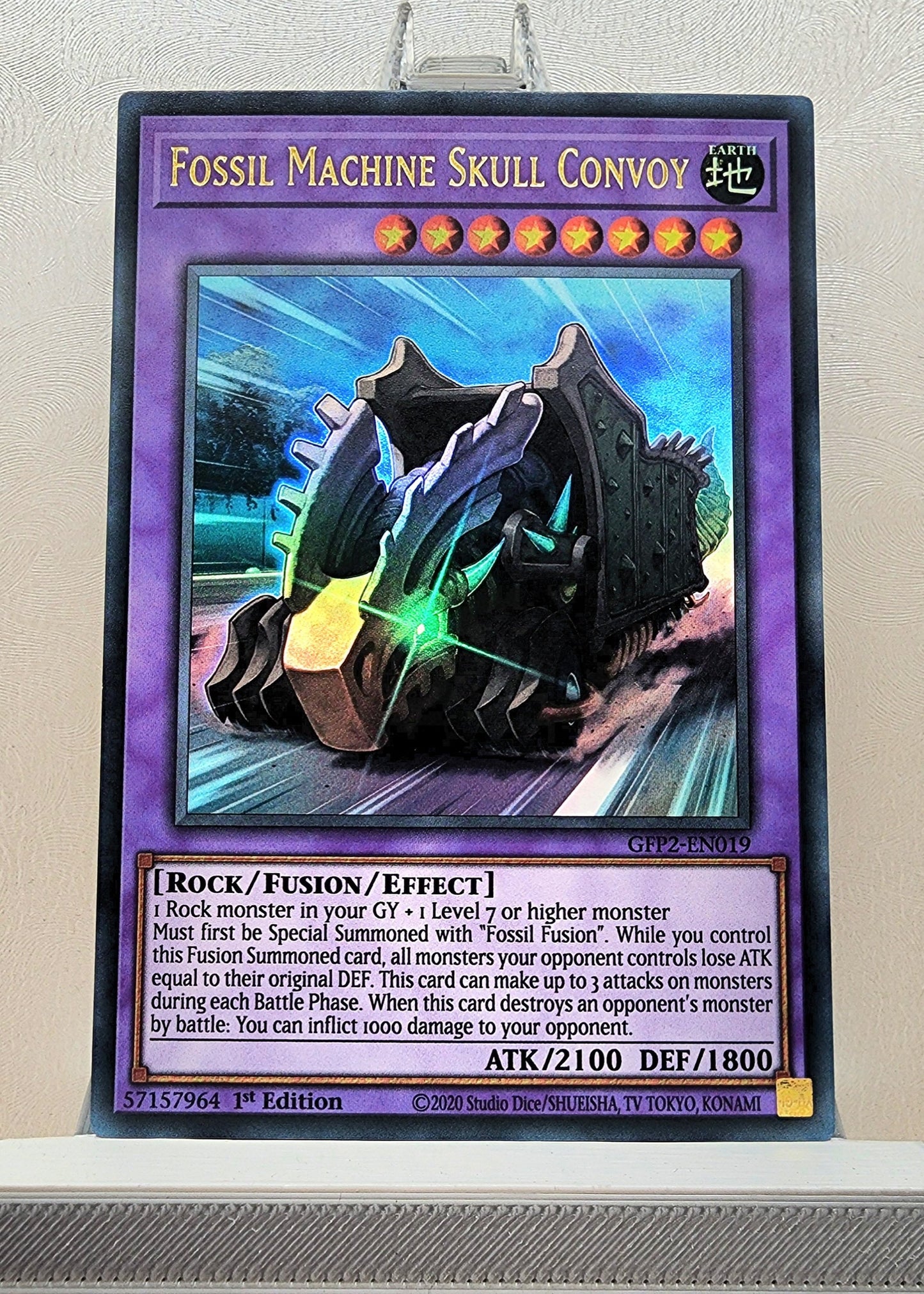 Yugioh! 1x Fossil Machine Skull Convoy (GFP2 - Ultra Rare) 1st Edition