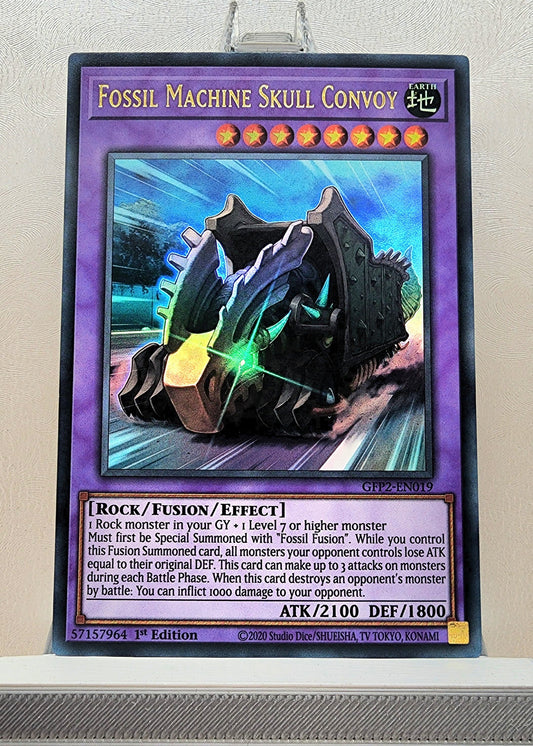 Yugioh! 1x Fossil Machine Skull Convoy (GFP2 - Ultra Rare) 1st Edition