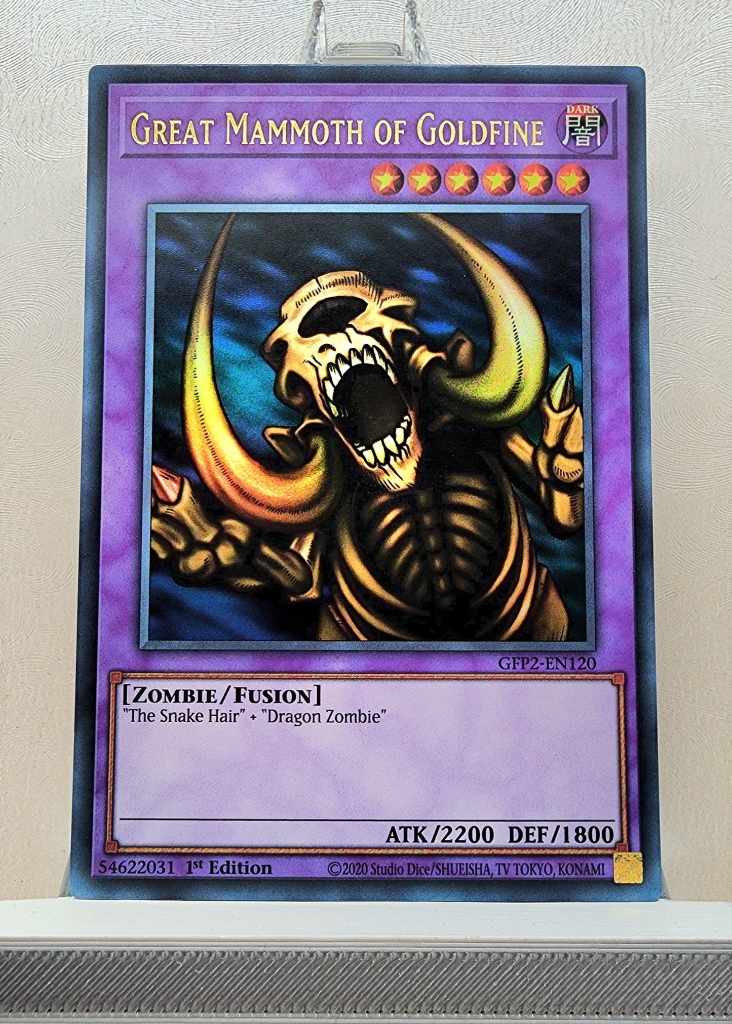 Yugioh! 1x Great Mammoth of Goldfine (GFP2 - Ultra Rare) 1st Edition