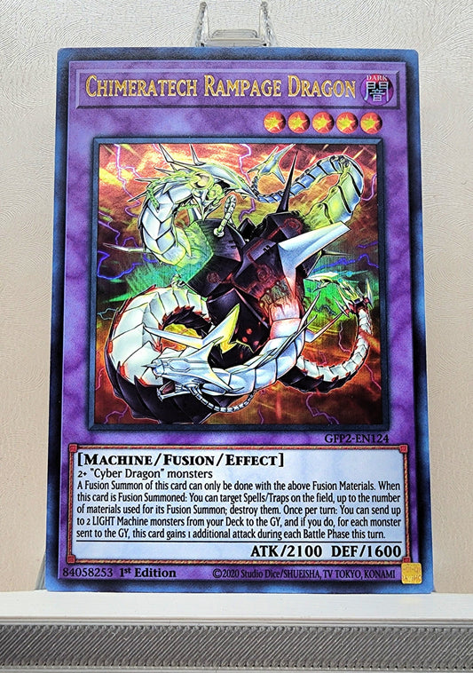 Yugioh! 1x Chimeratech Rampage Dragon (GFP2 - Ultra Rare) 1st Edition