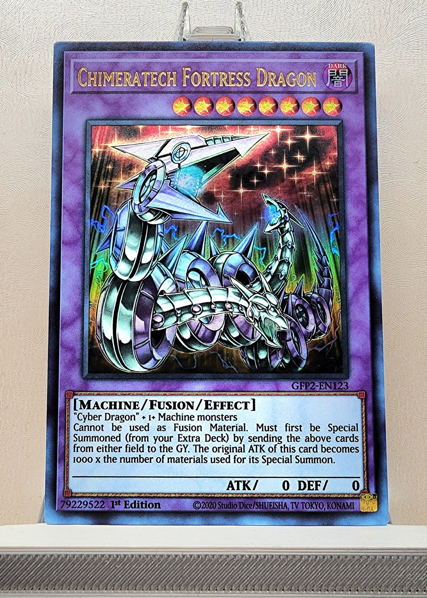 Yugioh! 1x Chimeratech Fortress Dragon (GFP2 - Ultra Rare) 1st Edition