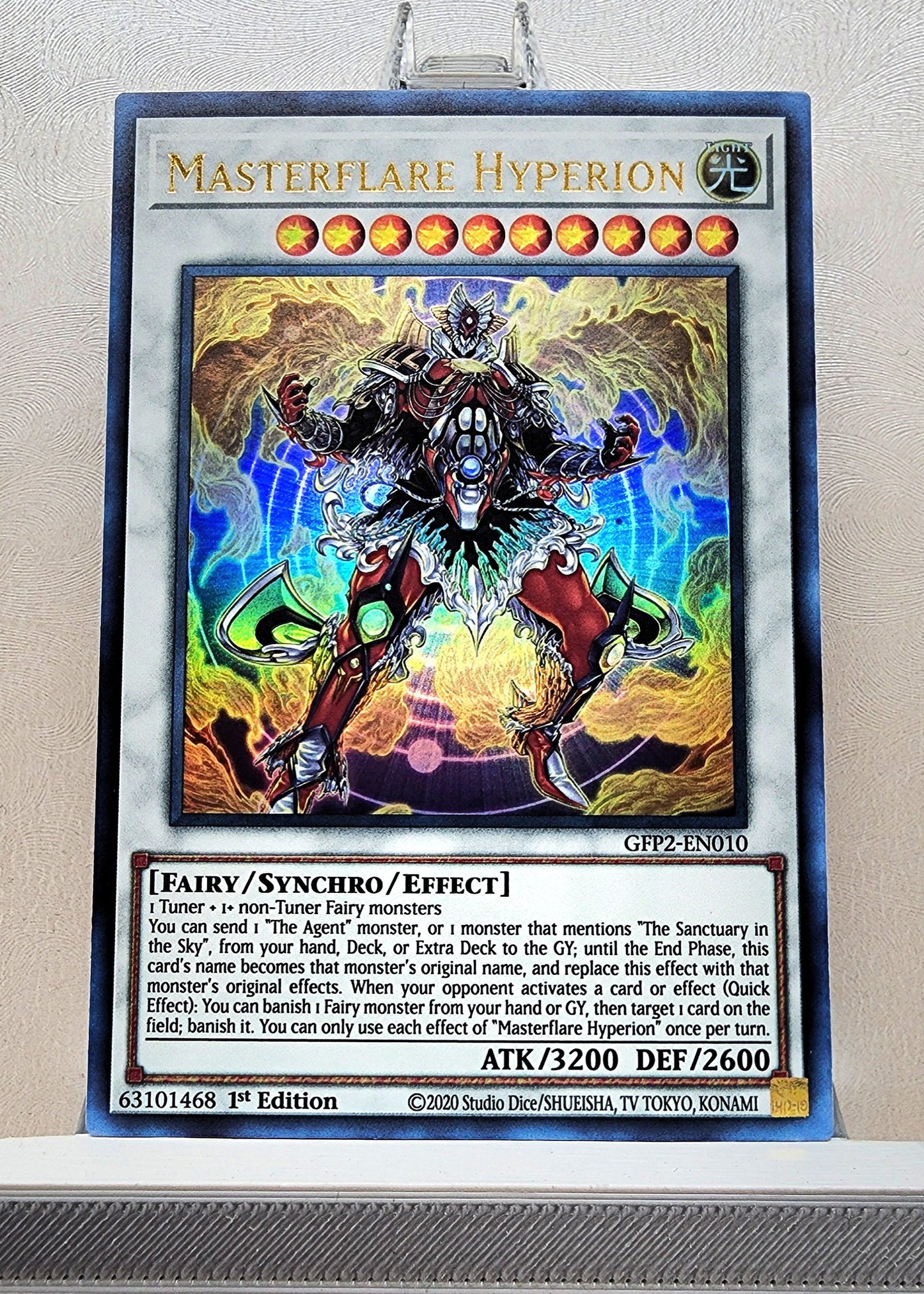 Yugioh! 1x Masterflare Hyperion (GFP2 - Ultra Rare) 1st Edition