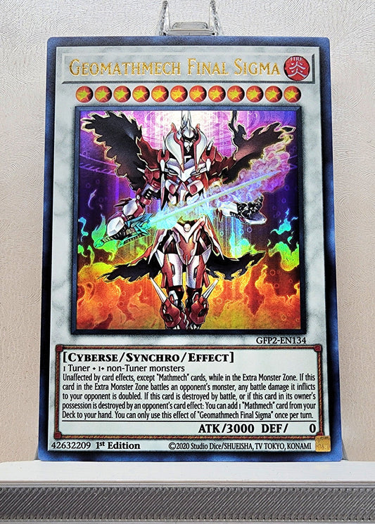 Yugioh! 1x Geomathmech Final Sigma (GFP2 - Ultra Rare) 1st Edition