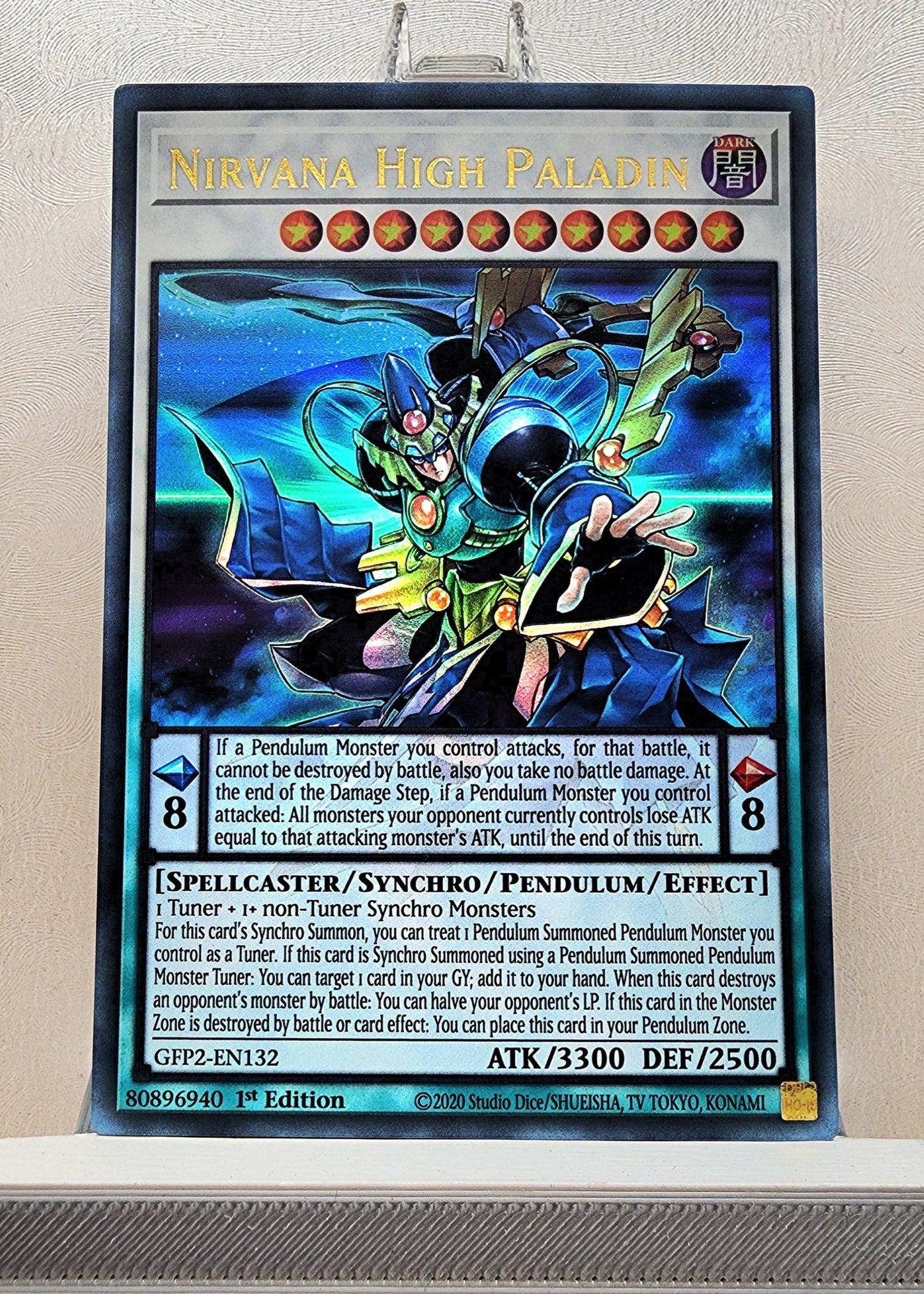 Yugioh! 1x Nirvana High Paladin (GFP2 - Ultra Rare) 1st Edition