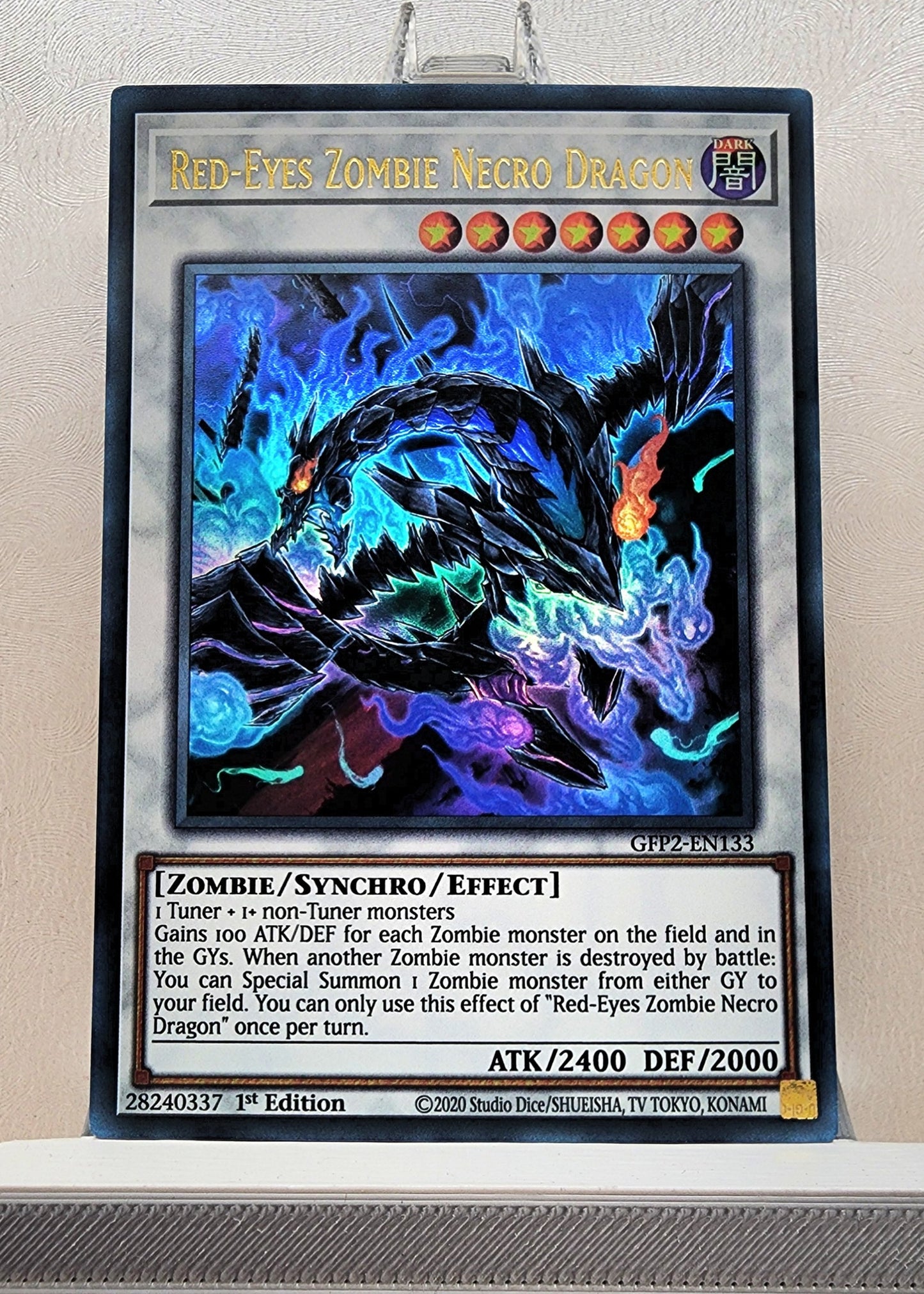 Yugioh! 1x Red-Eyes Zombie Necro Dragon (GFP2 - Ultra Rare) 1st Edition