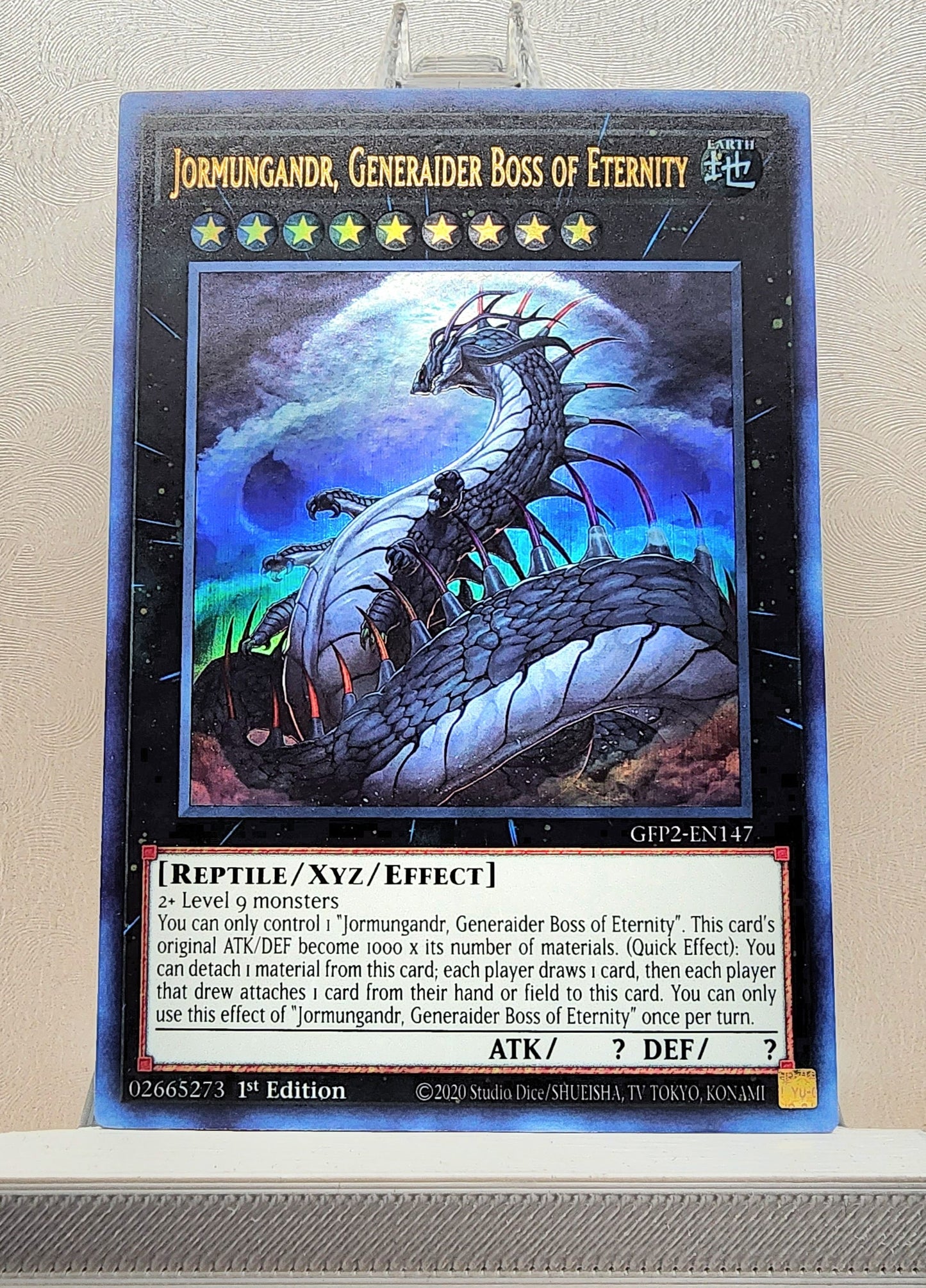 Yugioh! 1x Jormungandr, Generaider Boss of Eternity (GFP2 - Ultra Rare) 1st Edition