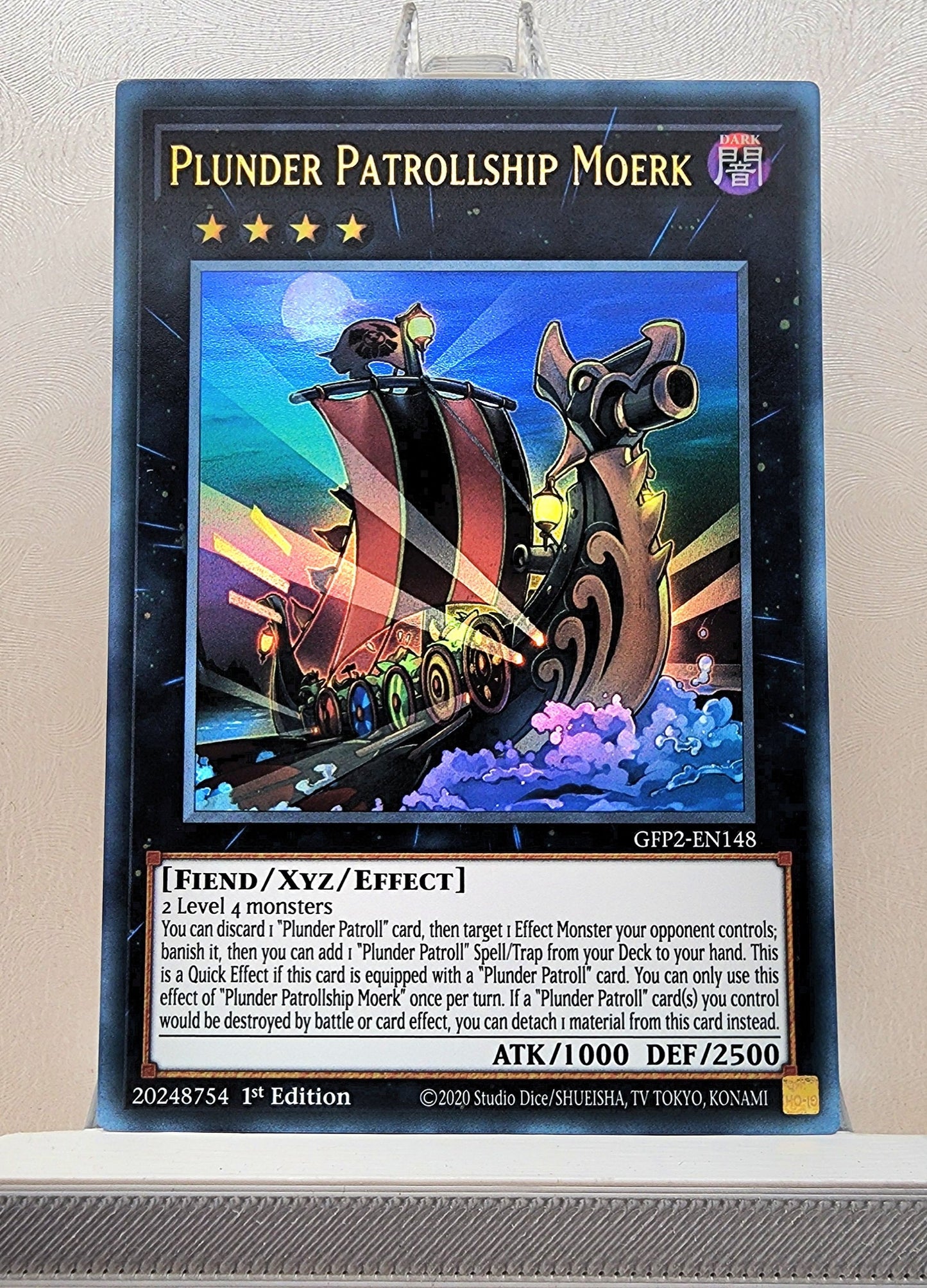 Yugioh! 1x Plunder Patrollship Moerk (GFP2 - Ultra Rare) 1st Edition