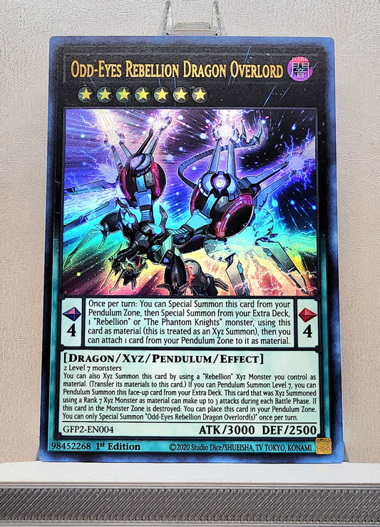 Yugioh! 1x Odd-Eyes Rebellion Dragon Overlord (GFP2 - Ultra Rare) 1st Edition