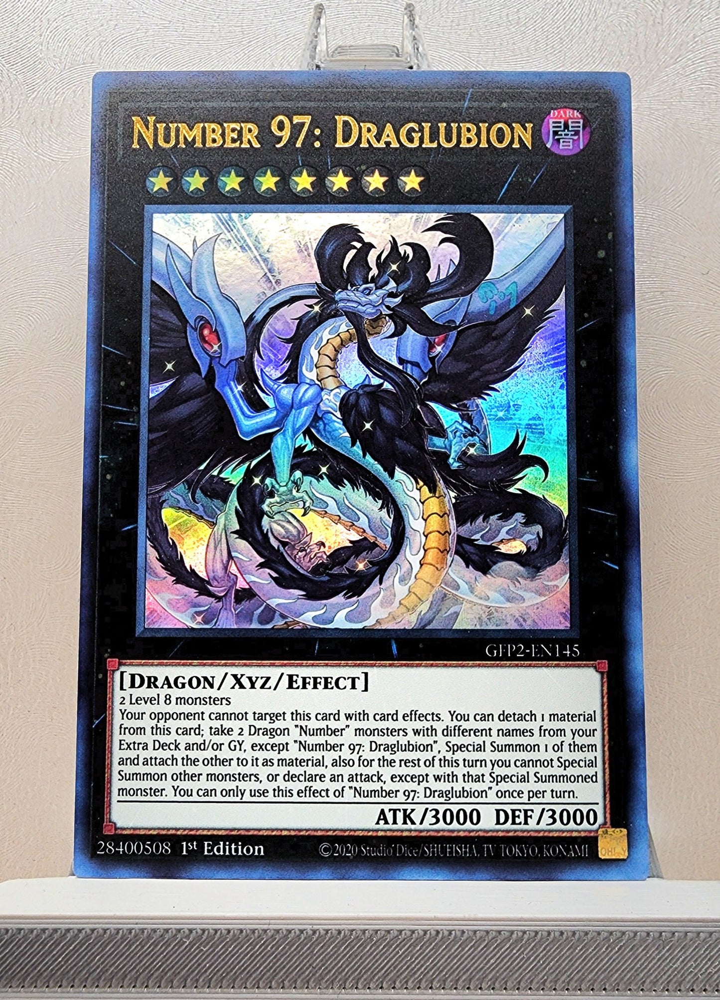 Yugioh! 1x Number 97: Draglubion (GFP2 - Ultra Rare) 1st Edition