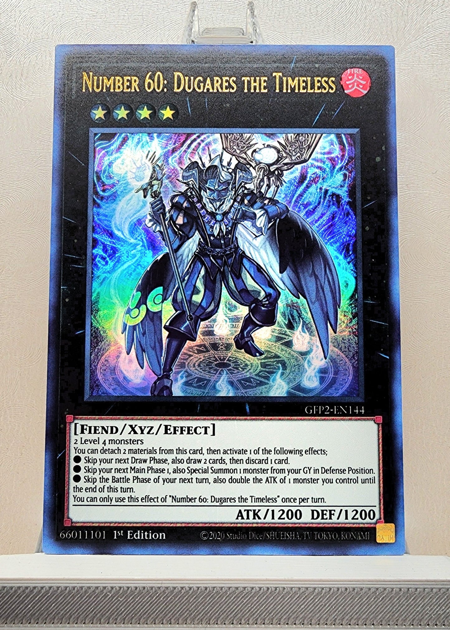 Yugioh! 1x Number 60: Dugares (GFP2 - Ultra Rare) 1st Edition