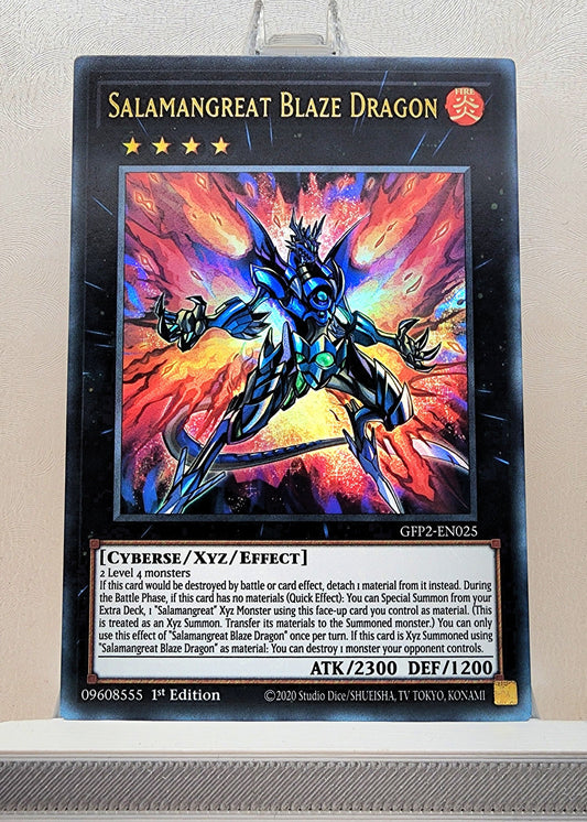 Yugioh! 1x Salamangreat Blaze Dragon (GFP2 - Ultra Rare) 1st Edition