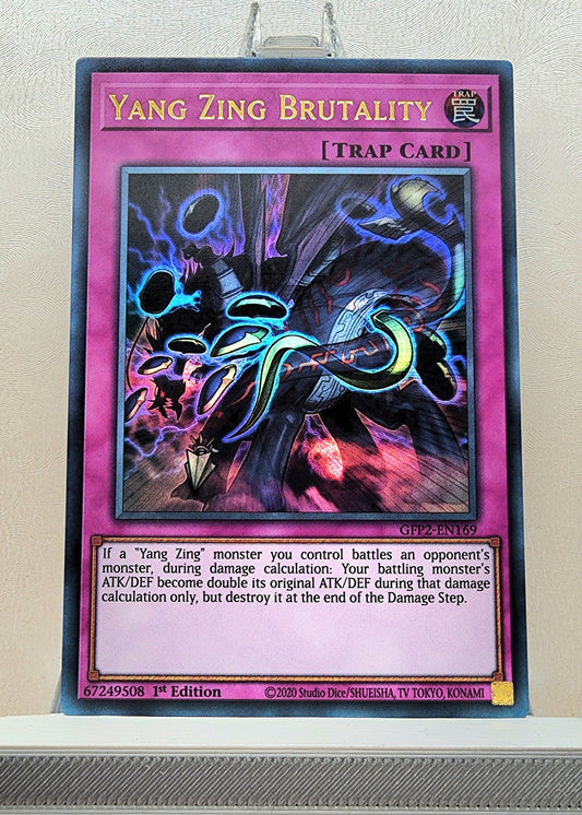 Yugioh! 1x Yang Zing Brutality (GFP2 - Ultra Rare) 1st Edition