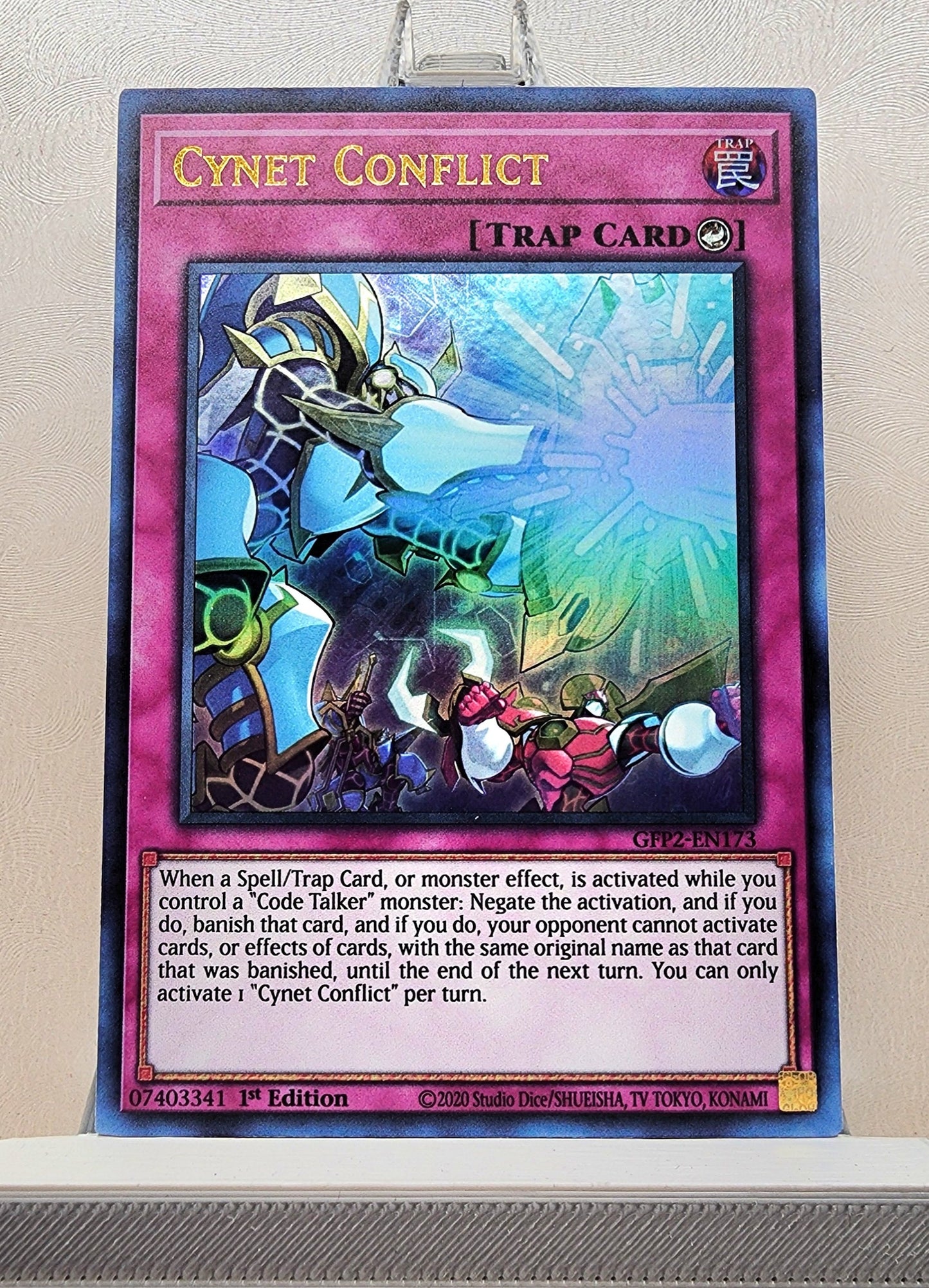 Yugioh! 1x Cynet Conflict (GFP2 - Ultra Rare) 1st Edition