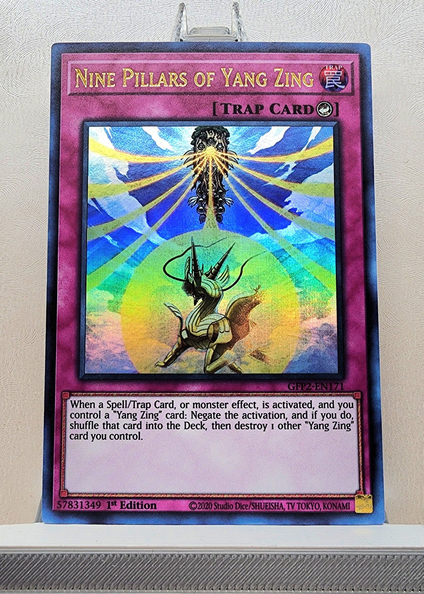 Yugioh! 1x Nine Pillars of Yang Zing (GFP2 - Ultra Rare) 1st Edition