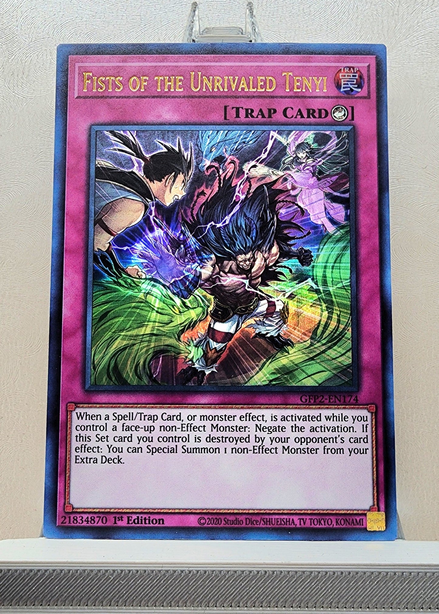 Yugioh! 1x Fists of the Unrivaled Tenyi (GFP2 - Ultra Rare) 1st Edition