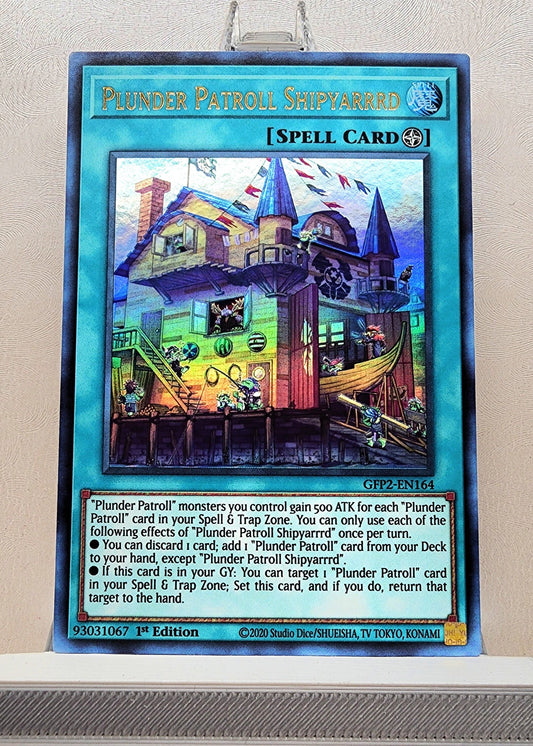 Yugioh! 1x Plunder Patroll Shipyarrrd (GFP2 - Ultra Rare) 1st Edition