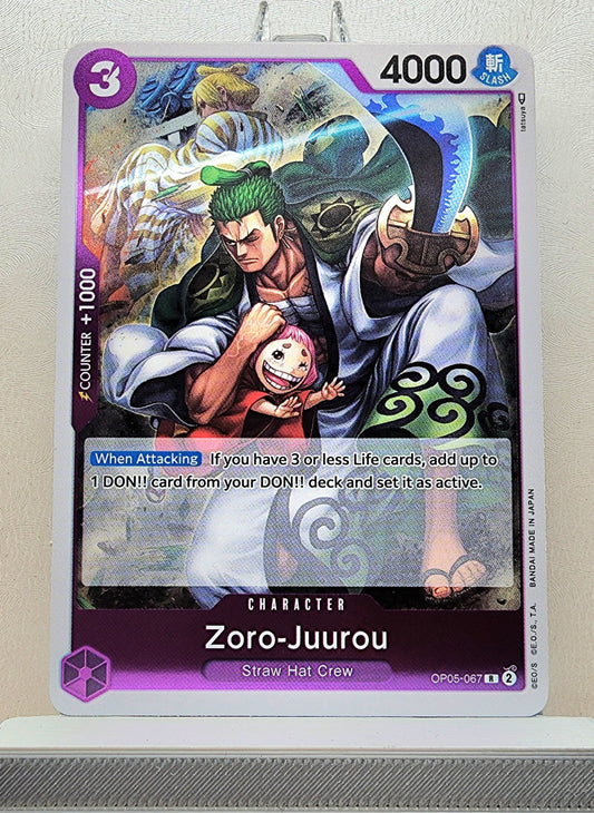 One Piece English! 1x Zoro Juurou (OP05-067 - Rare)